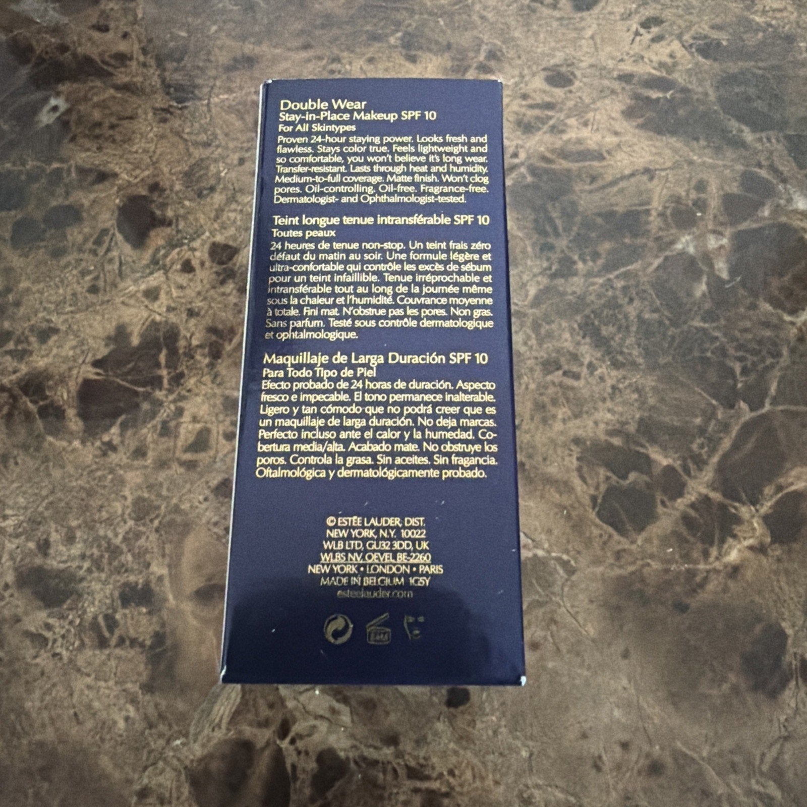 ESTĒE LAUDER Double Wear Stay-in-Place Foundation 2C0 Cool Vanilla- 1 0z